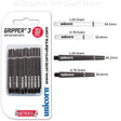Unicorn Gripper 3 Value Pack Ring Grip Dart Stems Shafts main product image showing the dart stems and retail packaging