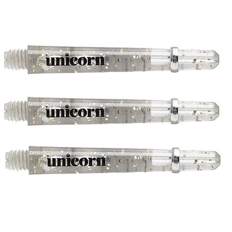 Unicorn Gripper 4 Elements Clear Dart Stems main product image showing the dart stems and retail packaging