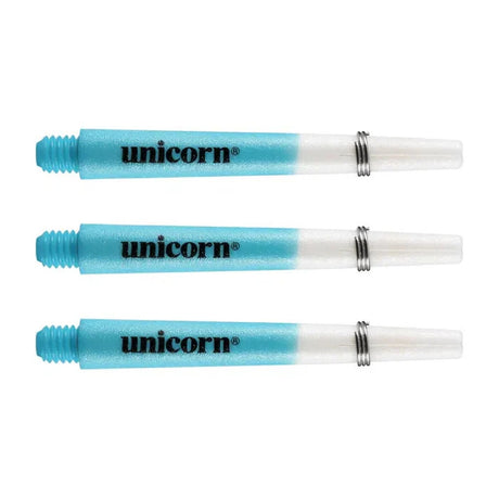 Unicorn Gripper Cosmos Two Tone Dart Shafts main product image showing the dart shafts and retail packaging