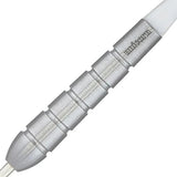 Heritage Cliff Lazarenko Steel Tip Darts close up image showing detailed grip patterns, machining, coating, and precision craftsmanship