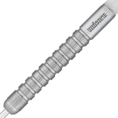 Heritage Striker Steel Tip Darts close up image showing detailed grip patterns, machining, coating, and precision craftsmanship