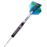 Iris Steel Tip Darts angled product image displaying the barrel profile, grip layout, and design features