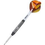 Jamie Caven Steel Tip Darts angled product image displaying the barrel profile, grip layout, and design features