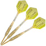 John Lowe Phase 3 World Champion Steel Tip Darts image showing the complete three dart set together highlighting barrel design consistency and styling