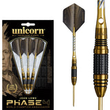 John Lowe Phase 4 World Champion Steel Tip Darts main product image showing the darts, packaging, flights, shafts, and included accessories