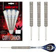 Mark McGeeney Contender Steel Tip Darts main product image showing the darts, packaging, flights, shafts, and included accessories