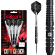 Matt Dennant Steel Tip Darts main product image showing the darts, packaging, flights, shafts, and included accessories