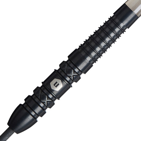 Matt Dennant Steel Tip Darts close up image showing detailed grip patterns, machining, coating, and precision craftsmanship