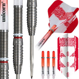 Mensur Suljovic Steel Tip Darts contents image displaying everything included inside the package