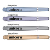 Unicorn Mirage Gripper 4 Ring Grip Dart Stems Shafts main product image showing the dart stems and retail packaging