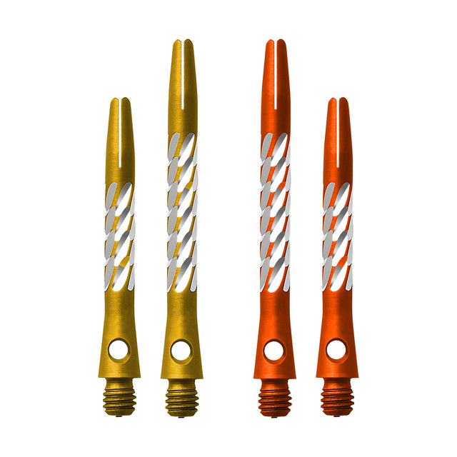 Unicorn Premier Aluminium Dart Stems Shafts main product image showing the dart stems and retail packaging