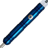 Prodigy S1 Steel Tip Darts close up image showing detailed grip patterns, machining, coating, and precision craftsmanship