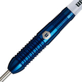 Prodigy S2 Steel Tip Darts close up image showing detailed grip patterns, machining, coating, and precision craftsmanship