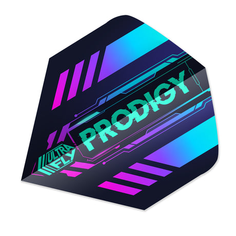 Prodigy Ultrafly BW Dart Flights by Unicorn main image on a plain white background.