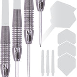 Purist Phase 5 LP Natural Steel Tip Darts contents image displaying everything included inside the package
