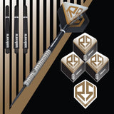 Ross Smith Natural Steel Tip Darts branded contents image displaying the darts and included accessories alongside Unicorn branding