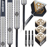 Ross Smith Natural Steel Tip Darts contents image displaying everything included inside the package