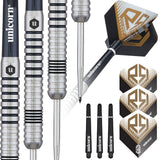 Ross Smith Smudger Steel Tip Darts contents image displaying everything included inside the package