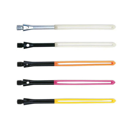 Unicorn SlikStik Plus Aluminium Dart Stems main product image showing the dart stems and retail packaging