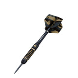 Top Brass 1 Steel Tip Darts angled product image displaying the barrel profile, grip layout, and design features