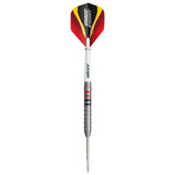 Vincent D'Hondt Steel Tip Darts straight barrel profile image showing the full length design, grip positioning, and barrel geometry
