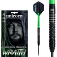 Wraith Cameron Menzies Steel Tip Darts main product image showing the darts, packaging, flights, shafts, and included accessories