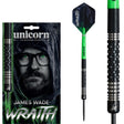Wraith James Wade Phase 2 Steel Tip Darts main product image showing the darts, packaging, flights, shafts, and included accessories