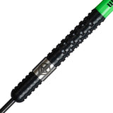 Wraith Ross Smith Steel Tip Darts close up image showing detailed grip patterns, machining, coating, and precision craftsmanship