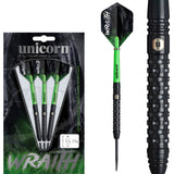 Wraith Steel Tip Darts main product image showing the darts, packaging, flights, shafts, and included accessories