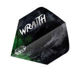 Wraith Ultrafly BW Dart Flights by Unicorn showing multiple angles of all 3 dart flights on a white background.