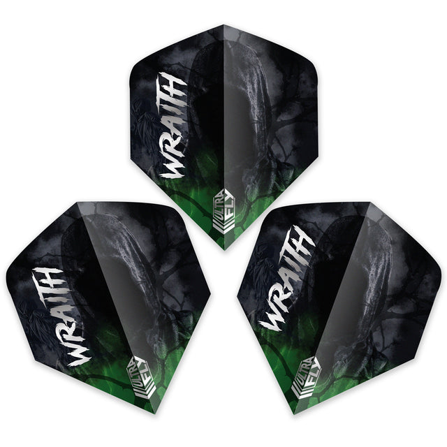 Wraith Ultrafly BW Dart Flights by Unicorn main image on a plain white background.
