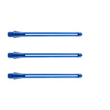 Three-pack of black Unicorn Slikstik dart stems with durable, streamlined design