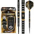 Alex Spellman Steel Tip Darts main product image showing the darts, packaging, flights, shafts, and included accessories