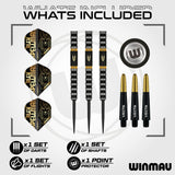 Alex Spellman Steel Tip Darts contents image displaying everything included inside the package