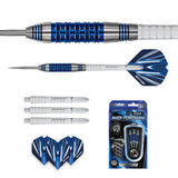 Andy Fordham Blue Titanium Nitride Steel Tip Darts contents image displaying everything included inside the package