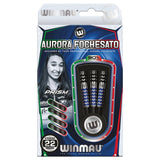 Aurora Fochesato Steel Tip Darts packaging exterior image showing the outer box artwork, branding, and presentation design
