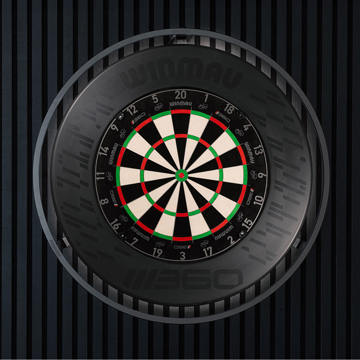 Winmau Blade 360 Triple Core Dartboard product image in a real life scenario