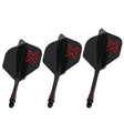 Winmau Blade X Fusion Integrated Flights & Shafts main product image on a white background.