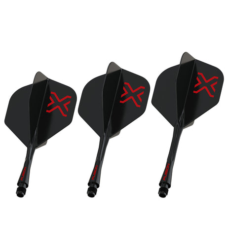 Winmau Blade X Fusion Integrated Flights & Shafts main product image on a white background.