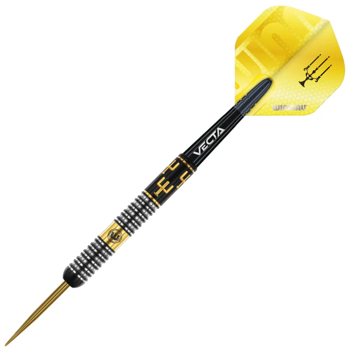 Bobby George Steel Tip Darts angled product image displaying the barrel profile, grip layout, and design features