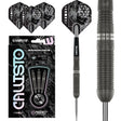 Callisto 03 Steel Tip Darts main product image showing the darts, packaging, flights, shafts, and included accessories