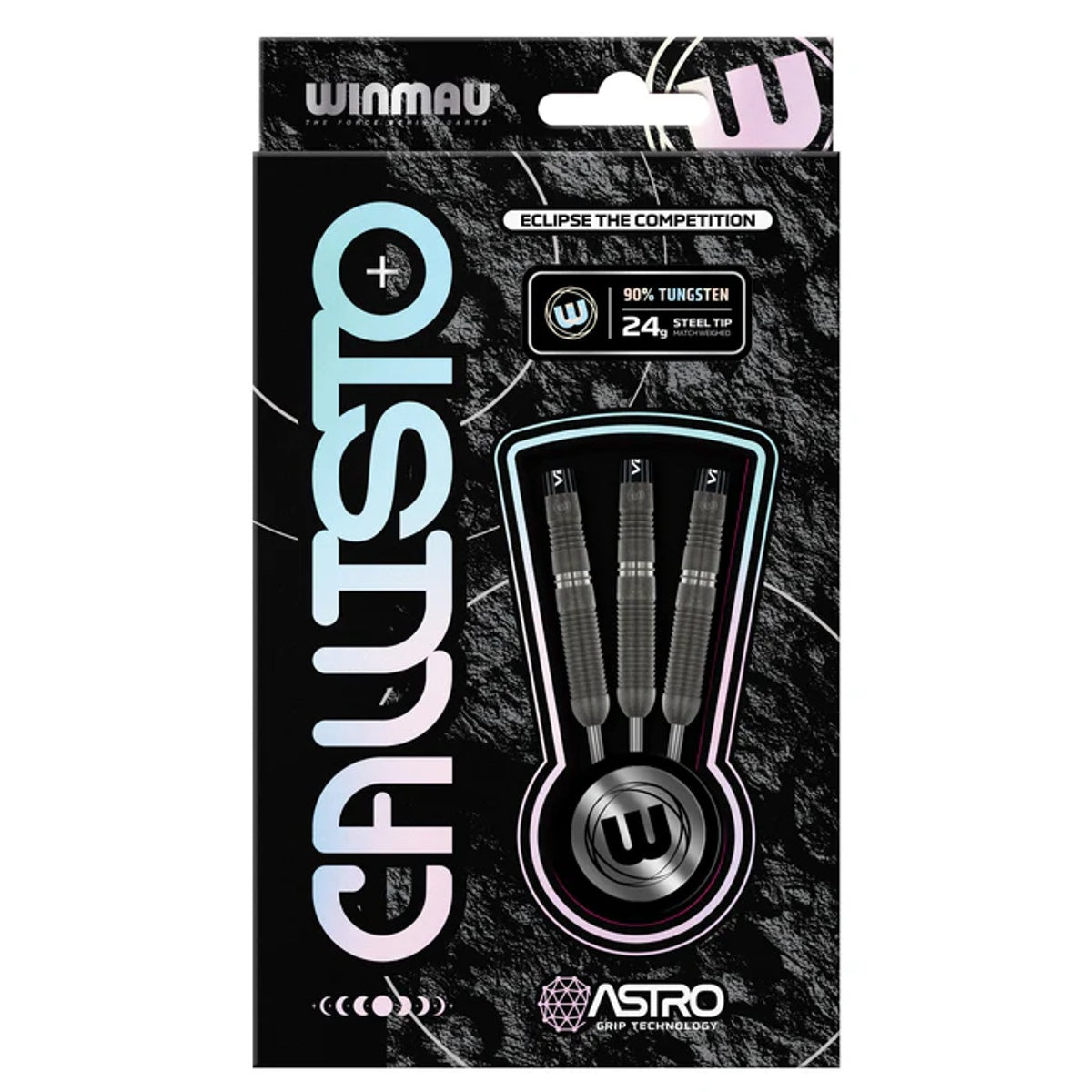 Callisto 03 Steel Tip Darts packaging exterior image showing the outer box artwork, branding, and presentation design