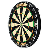 Winmau Champions Choice Dual Core Trainer Dartboard alternate product image showing the dartboard and product contents