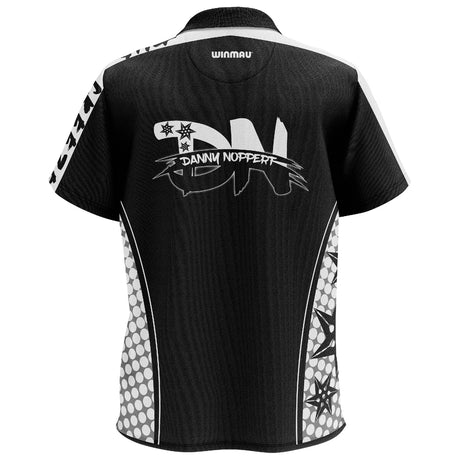Danny Noppert Polo by Winmau rear view image showing the back design and player branding