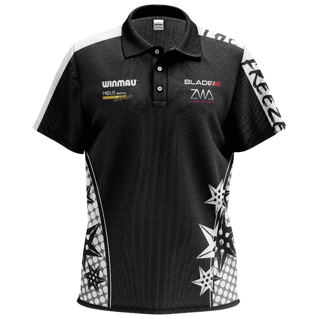 Danny Noppert Polo by Winmau main product image showing the official player polo design and branding