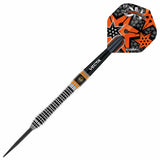 Danny Noppert Signature Edition 2.0 Steel Tip Darts angled product image displaying the barrel profile, grip layout, and design features