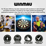 Daryl Gurney Signature Edition Steel Tip Darts Winmau brand image featuring Winmau branding, product range identity, and manufacturer information