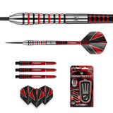 Dennis Priestley Steel Tip Darts contents image displaying everything included inside the package