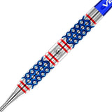 Epix Steel Tip Darts close up image showing detailed grip patterns, machining, coating, and precision craftsmanship