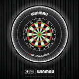 Winmau Equalizer Dartboard Official JDC Training Dartboard product image in a real life scenario